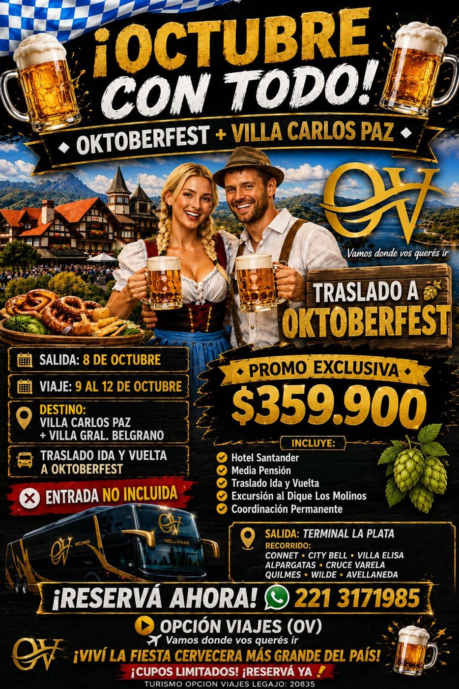 Promoción Octubre con Todo, Oktoberfest Villa Carlos Paz